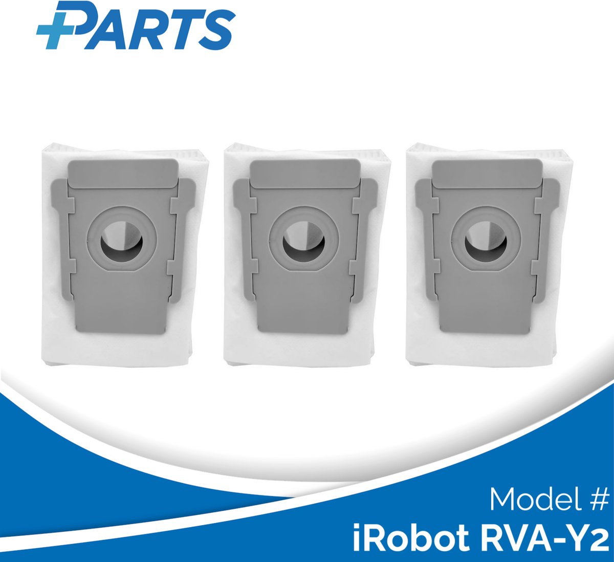 iRobot RVA-Y2 Stofzakken (3 Stuks, Plus.Parts® alternatief voor 4626194 / 4640235)