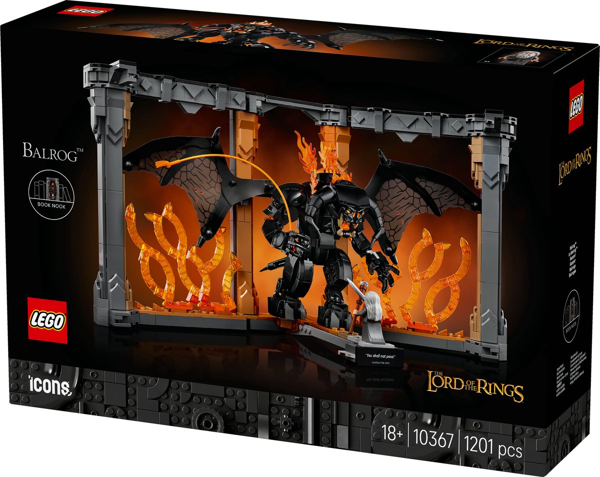 LEGO Icons Boekensteun: The Lord of the Rings – Balrog Set - 10367 — afbeelding 22
