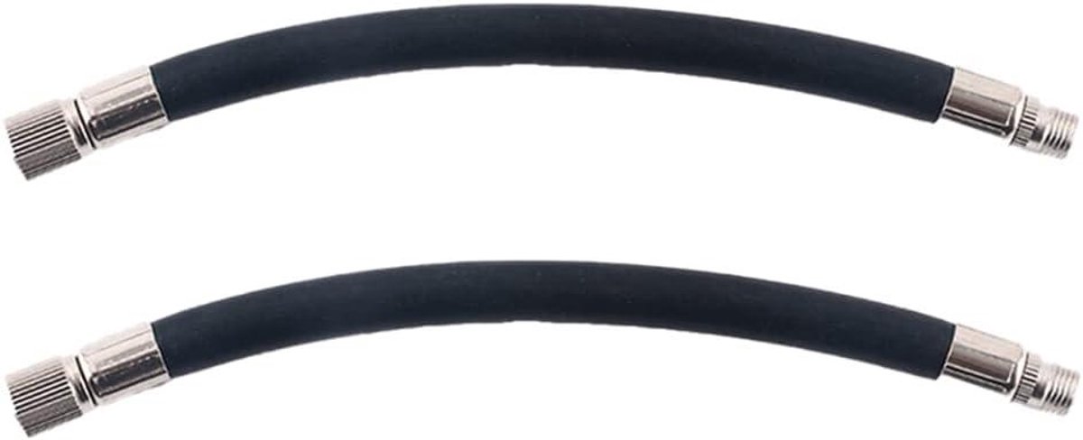 Allecto Plus - Ventielverlengingen voor banden - Fiets en Auto - Set van 2 - Rubber - Pomp - Adapter - Motorfiets