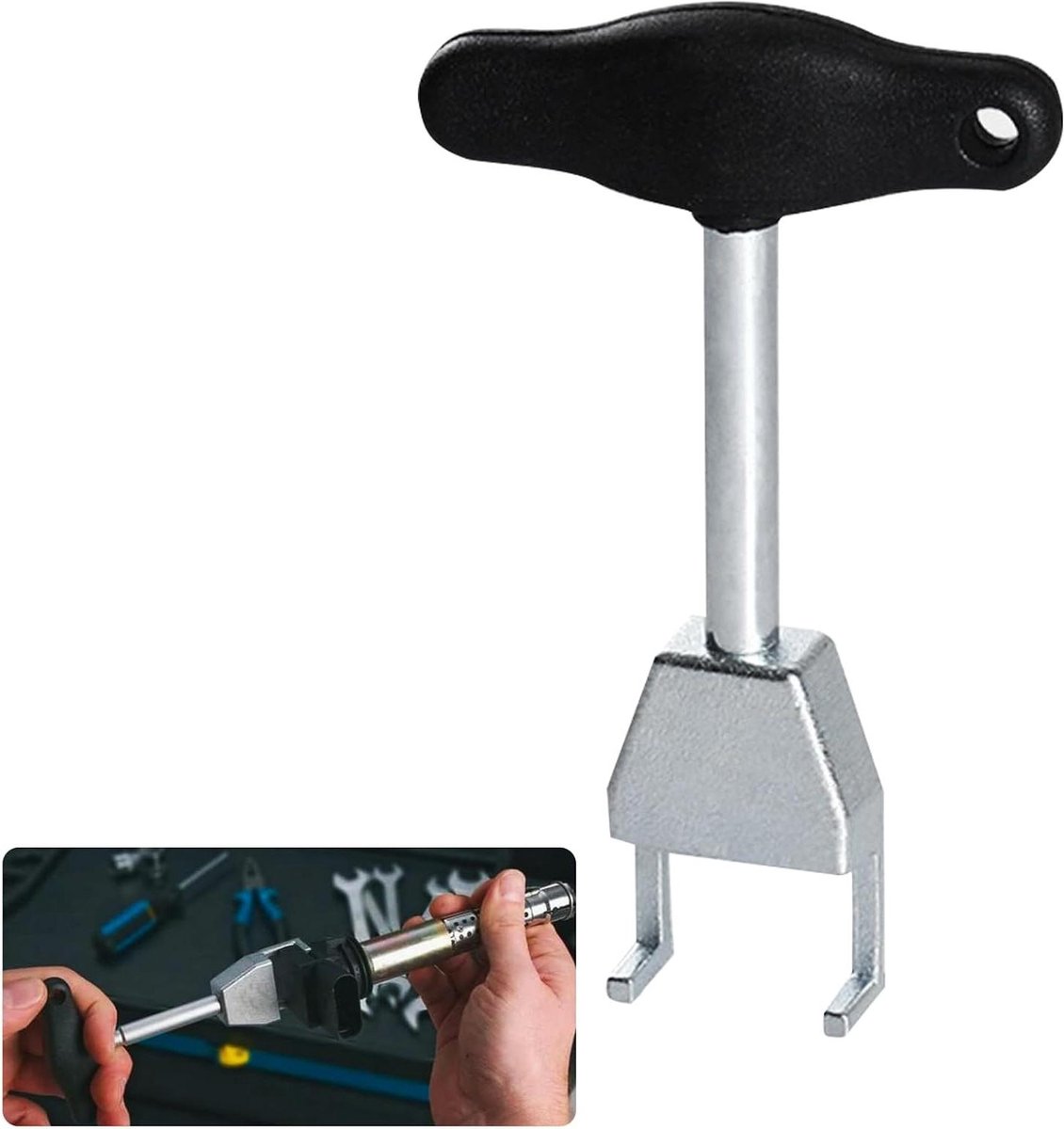Allecto Plus - Ontstekingsspoel verwijder gereedschap voor 1.2/1.4T motor auto - Zilverkleurig