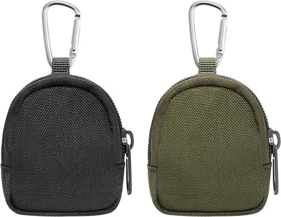 MoKo Zachte hoes voor zonnebrillen, 2-pack, ultralichte draagbare hoes van neopreen met ritssluiting, softcase voor brillen, veiligheidszakje met ritssluiting en riemclip, zwart Starry Night