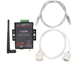 Seriële server RS232 / 485/422 naar WIFI Ethernet DTU Netwerkcommunicatie 5-36VDC - Voor Netwerkbeheer en Industriële Automatisering