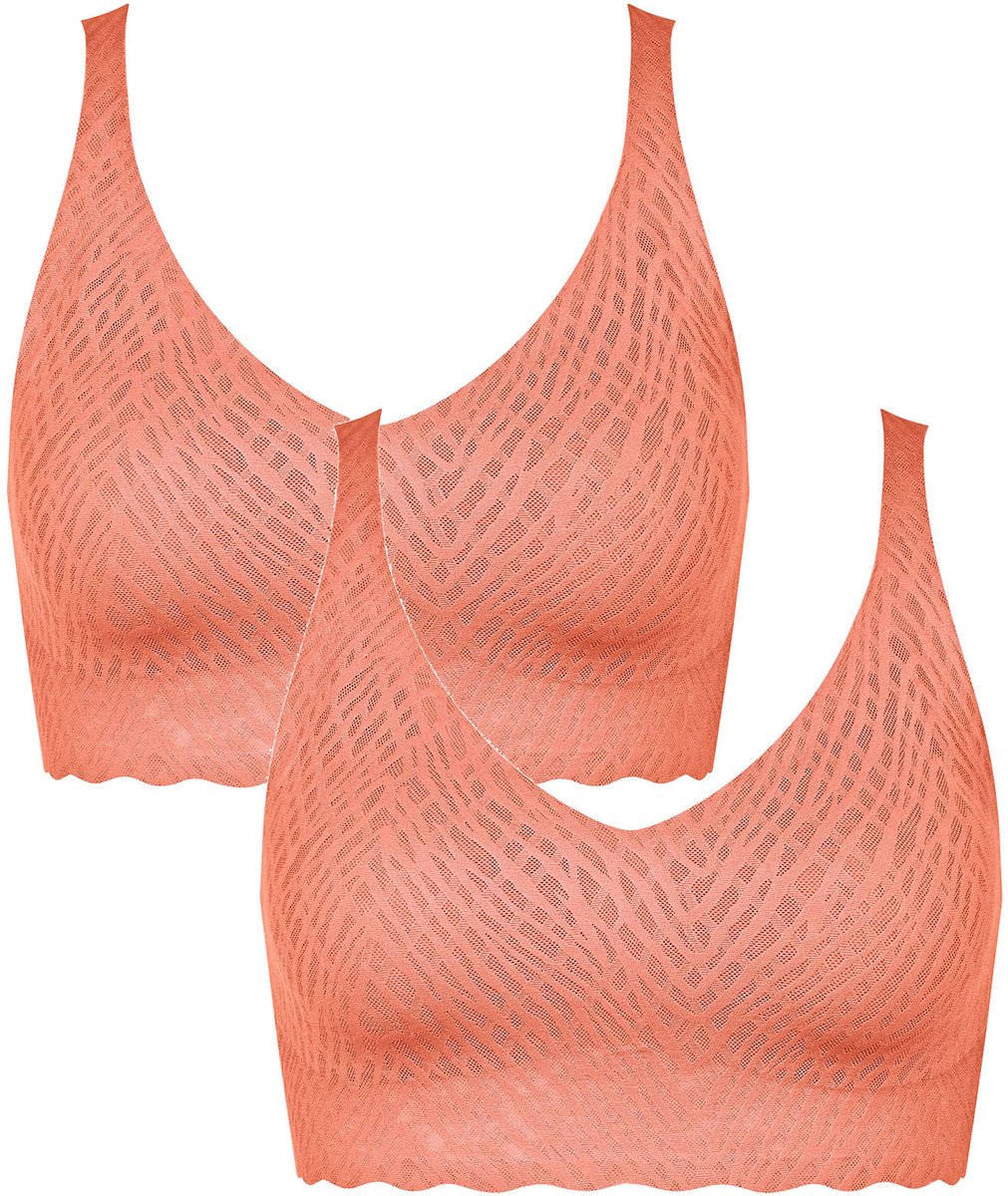 Sloggi T-Shirt-BH ZERO Feel Bliss Bralette salmon