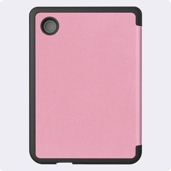 Hoesje Geschikt voor Kobo Clara BW Hoesje Luxe Bescherm Case - Hoes Geschikt voor Kobo Clara BW Hoes Book Cover - Roze van Merkloos — afbeelding 5
