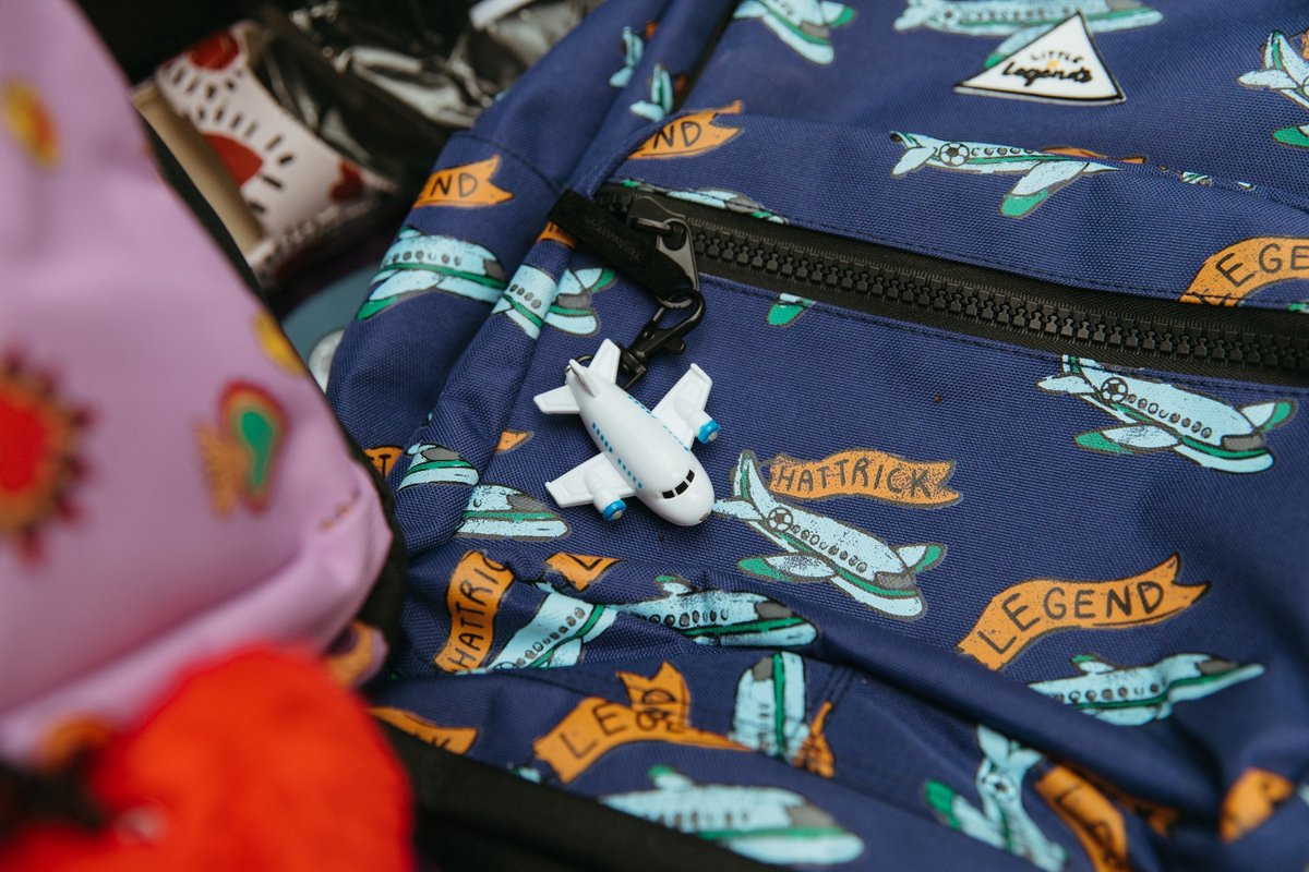 LITTLE LEGENDS BACKPACK L FOOTBALL PLANE – foto 4