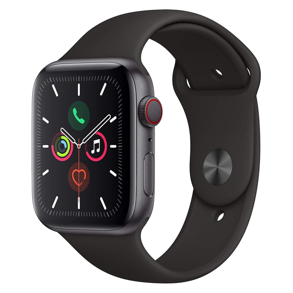 Smart Watch-polsband - Universele vervangende band - Zacht en duurzaam - Geschikt voor dagelijks gebruik en sport - Geschikt voor vrouwen en mannen - Comfortabel - Zwart - Compatibel met Apple 38-40-41-42 mm - 1 st.