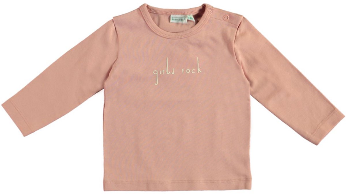 Babylook Girls Rock T-Shirt - Maat 56 - Pale Blush