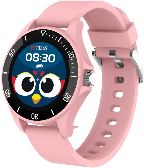 MaXlife, IP68 Waterdicht Schakelhorloge met Bluetooth voor kinderen, Lichtroze
