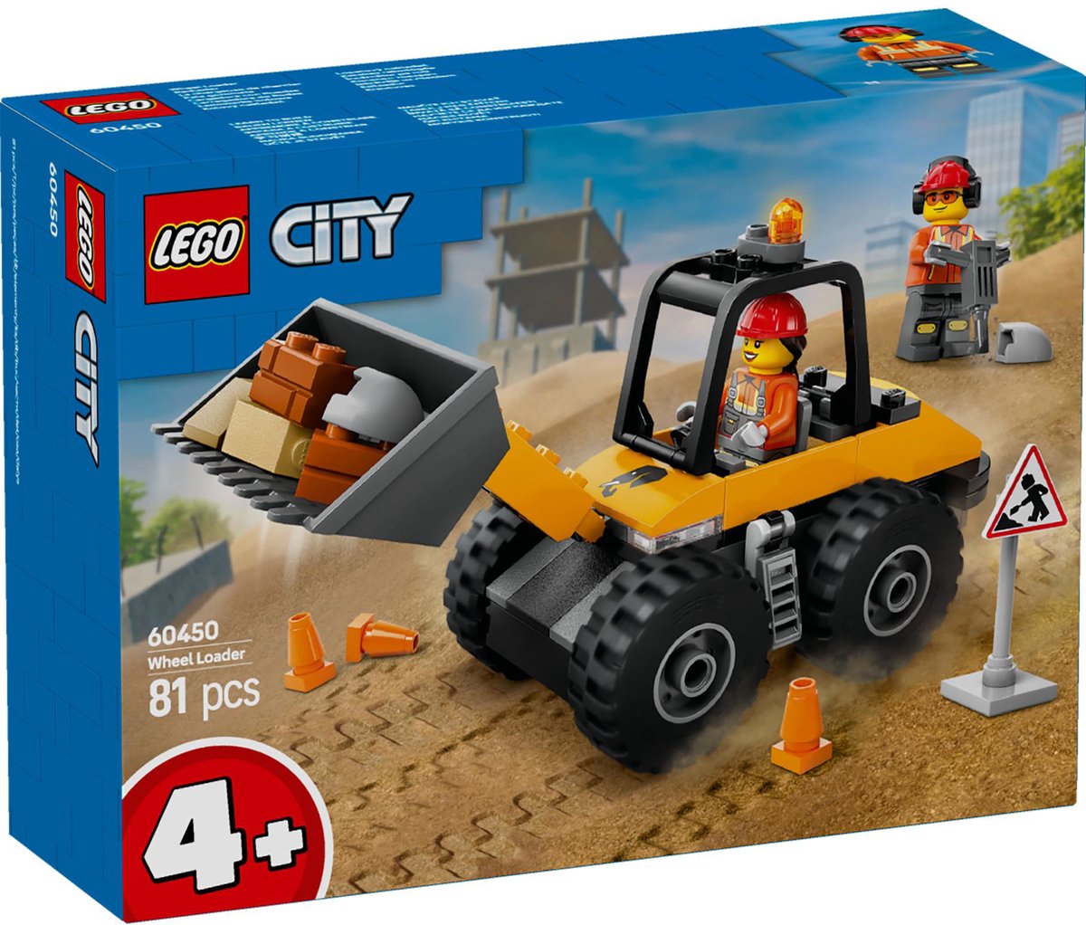 LEGO 60450 City Great Vehicles Gele wiellader