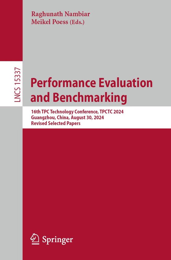 Springer Nature Proceedings Computer Science - Performance E ... - cover