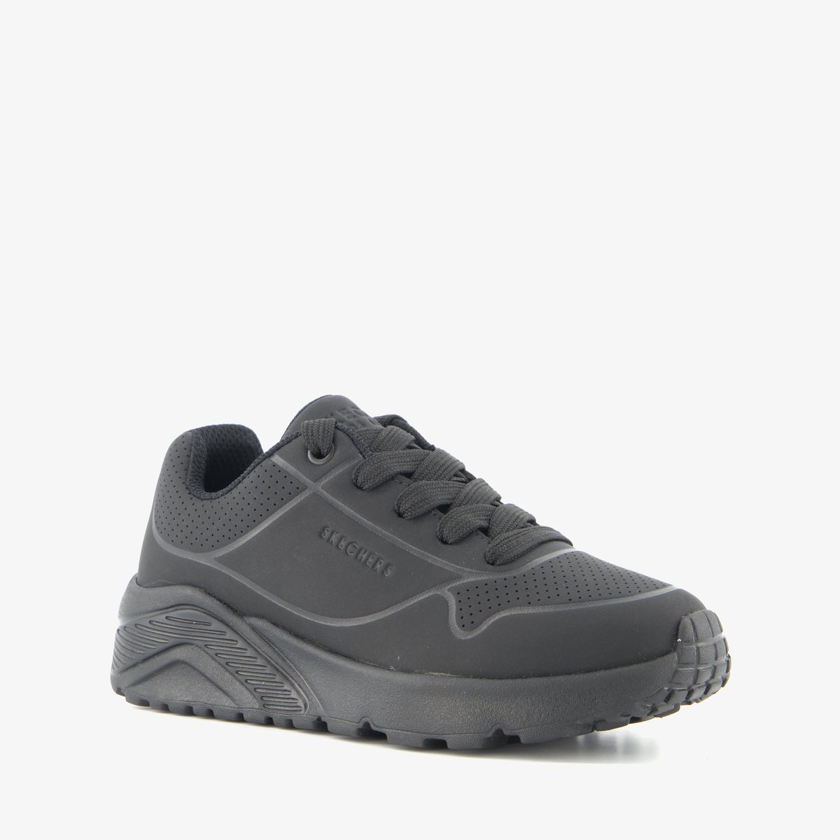 Skechers Uno Lite Delodox jongens sneakers zwart - Maat 38 - Extra comfort - Memory Foam