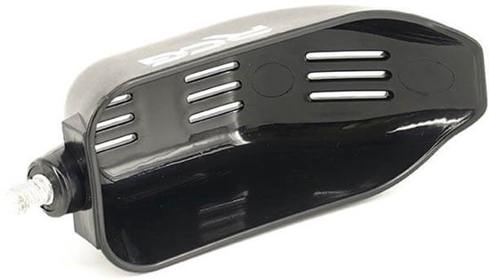 RCG Voerschep - S - Kunststof Bait Scoop - Zwart - voor Boilies & Pellets — afbeelding 3