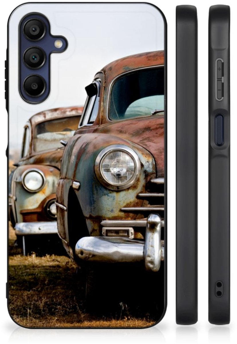 Samsung Galaxy A15 Silicone Back Case Vintage Auto