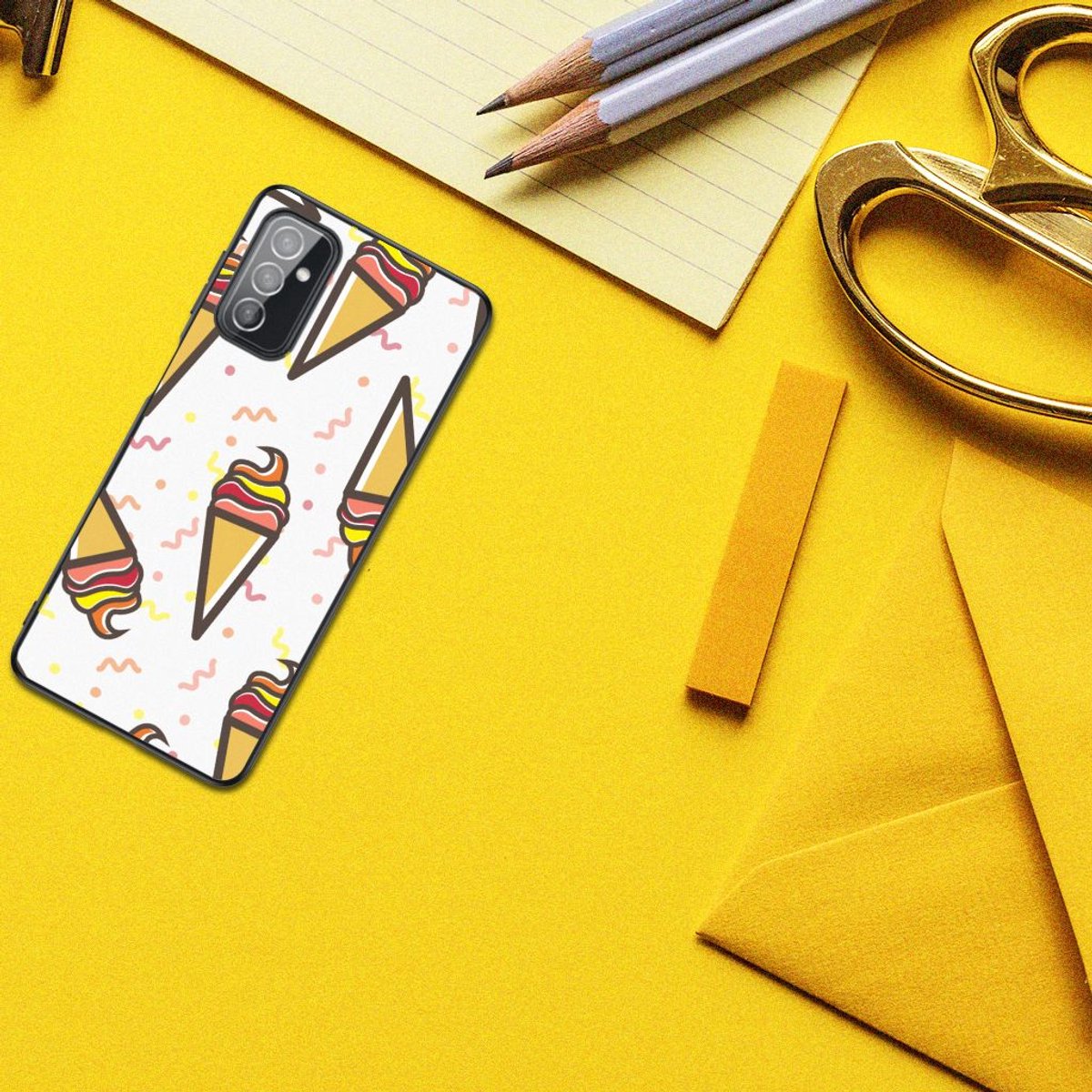 Samsung Galaxy M52 Back Cover Hoesje Icecream