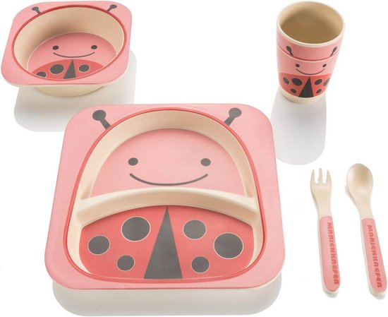 Service De Table Enfant 3 Pièces Noël – Assiette, Bol, Tasse Motif Père Noël Et Renne | Matière PP Durable, Facile à Laver | Pour Repas Festifs, Cadeau Enfant