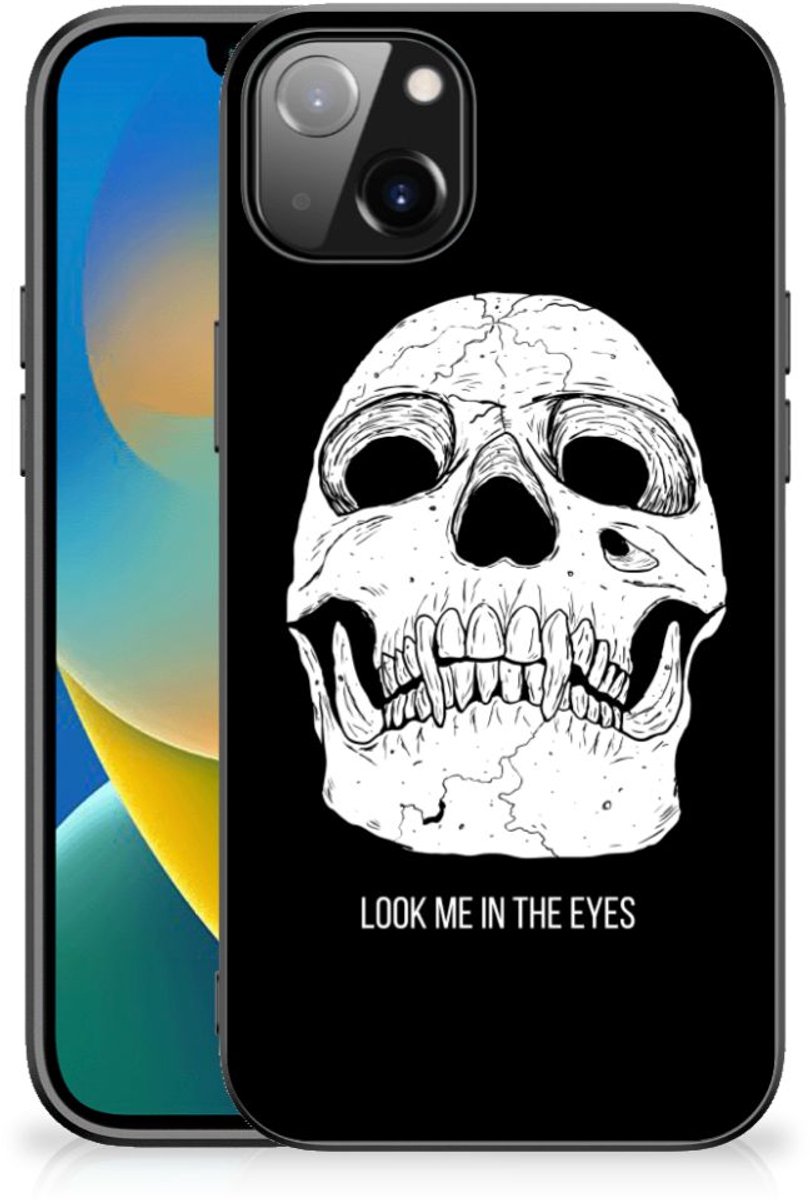 Back Cover voor Telefoonhoesje iPhone 14 Plus Skull Eyes