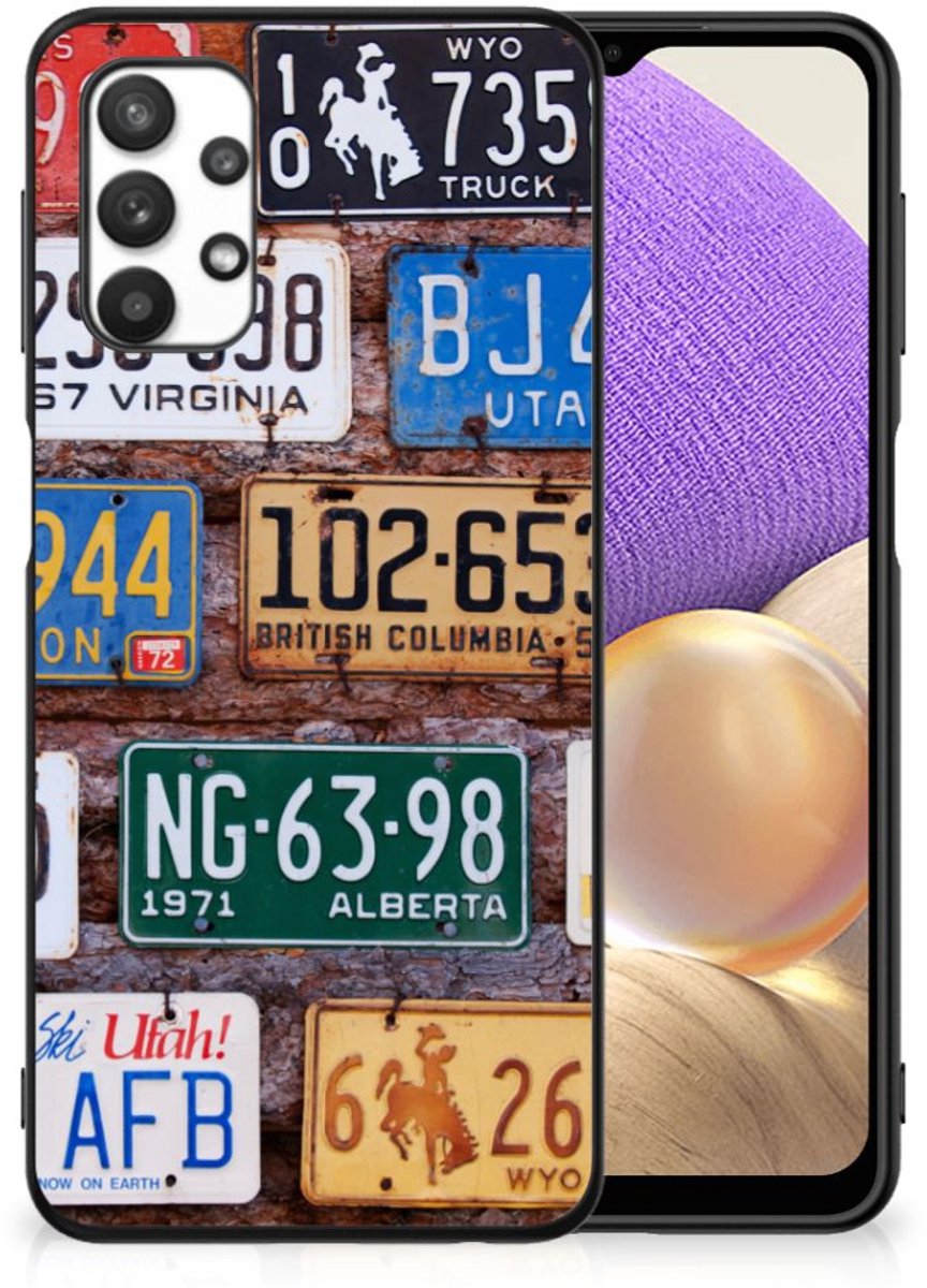 Samsung Galaxy A32 5G Silicone Back Case Kentekenplaten