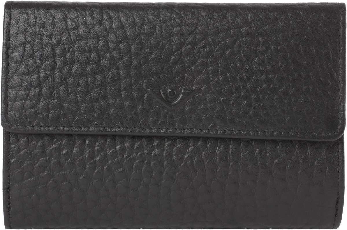 Voi Hirsch Brenna Portemonnee Leer 15 cm - Dames - Horizontaal - schwarz