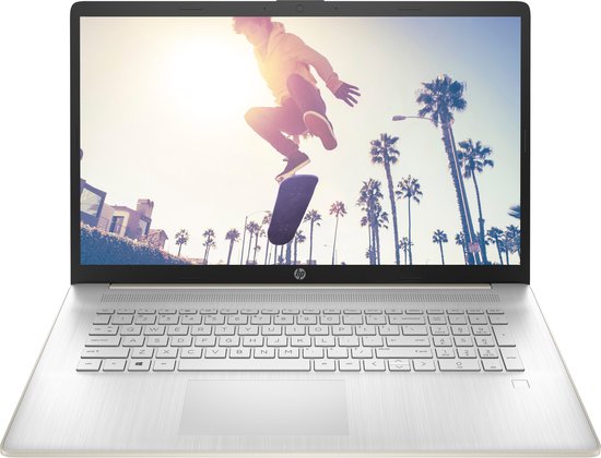 HP 17-cp2956nd AMD Ryzen™ 5 7520U Laptop 43,9 cm (17.3") Full HD 16 GB LPDDR5-SDRAM 512 GB SSD Wi-Fi 6 (802.11ax) Windows 11 Home Zilver - HP - Hoofdafbeelding