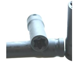 High-Quality Slagmoersleutel Dop zeskant E12 1/2 inch Cr-Mo Crafted from Durable Chroom-Molybdeen-Staal for Precise Fit & Secure Grip in Hand and Impact Screwdrivers