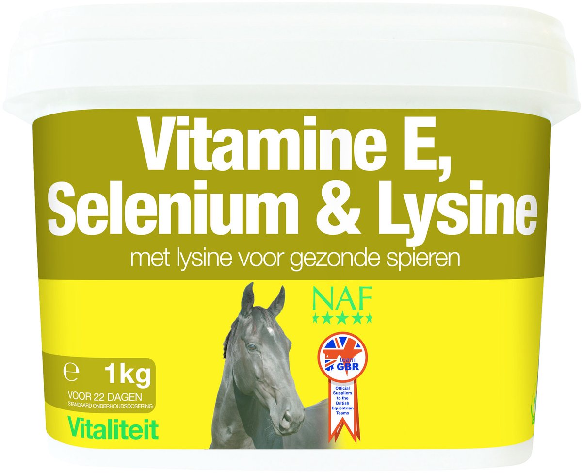 NAF Vitamine E, Selenium & Lysine - 1 kg