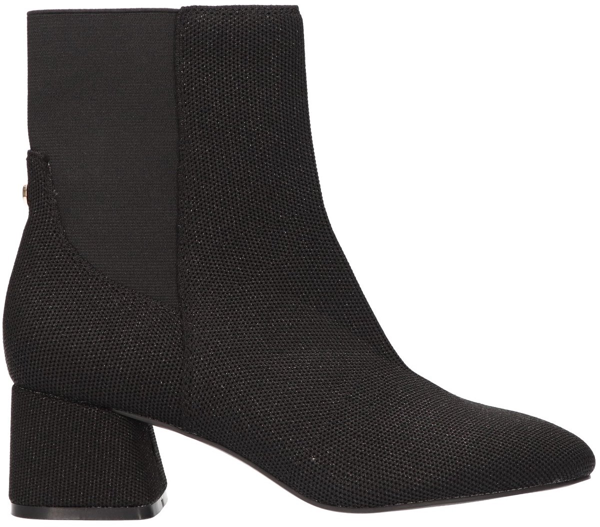 La Strada Enkellaars zwart knitted dames