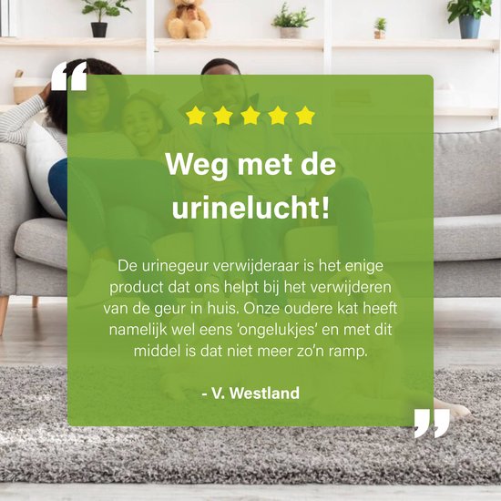 Ecodor UF2000 4Pets - Urinegeur Verwijderaar - 2x 500ml - Katten zindelijkheidstraining