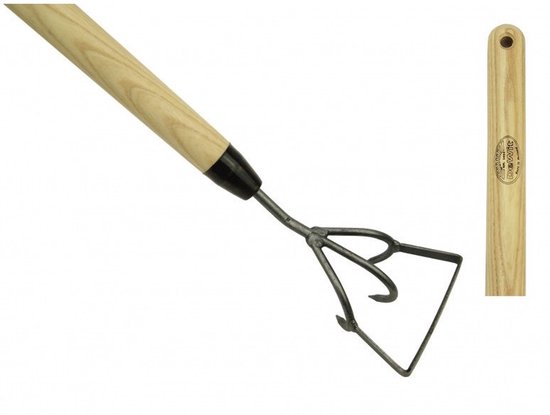 De Wit Combi cultivator met 3 tanden, wiedmes en essen steel 140 cm van De Wit — afbeelding 2