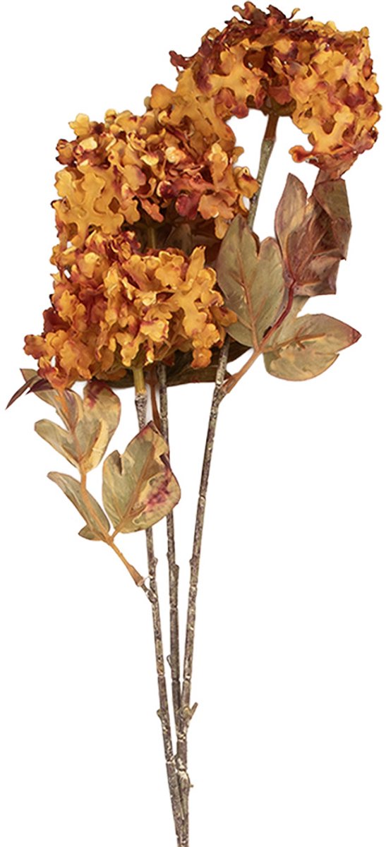 Clayre & Eef Kunstbloem 10x8x76 cm Oranje Kunststof