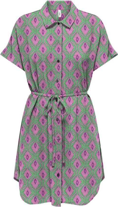 ONLY Onlnova Life Vis S/S Thia Dress AOP Women's