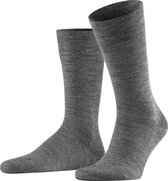 FALKE Sensitive Berlin comfort band, geschikt voor diabetici katoen merinowol duurzaam sokken heren grijs - Maat 43-46