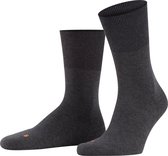 FALKE Run anatomische pluche zool katoen sokken unisex grijs - Matt 35-36