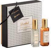Coffret cadeau Istanbul Shimmer On The Go – Parfum 12 ml et huile corporelle chatoyante 25 ml – Cadeau de Luxe