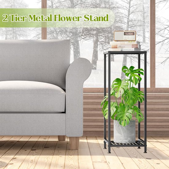 Houten plantenstandaard rek voor binnen/buiten bloempot Houten plantenstandaard rek voor binnen/buiten bloempot