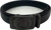 Marco Rossi heren riem - Adelaar kop - Riem heren - zwart - riemen heren automatische gesp - cadeau voor man - koe leer - 130 cm