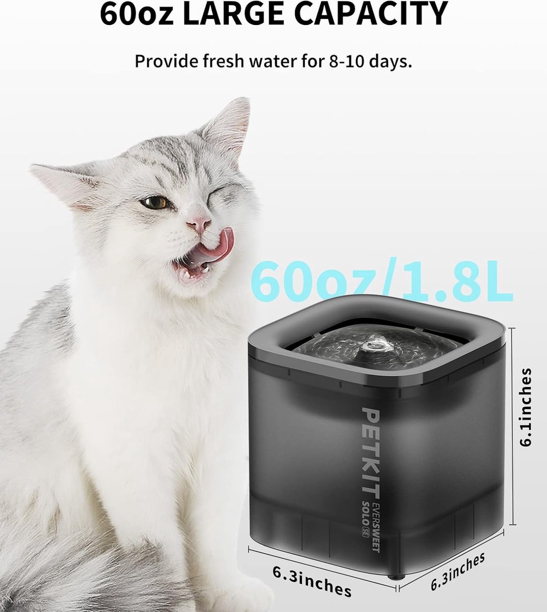 Petkit - Eversweet Solo Se Fontein thumbnail 4
