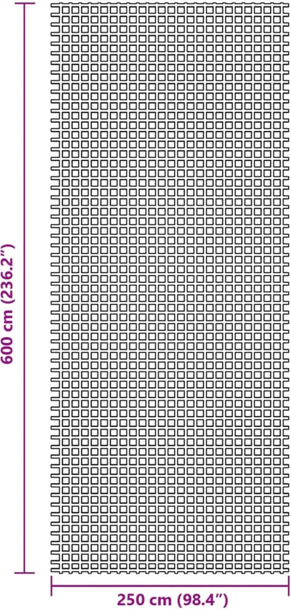vidaXL - Tenttapijt - 6x2,5 - m - groen van Vidaxl — afbeelding 5