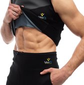 VeoFit Zweet Top Heren: Optimale Vetverbranding, Maat S-XXXL - Neopreen
