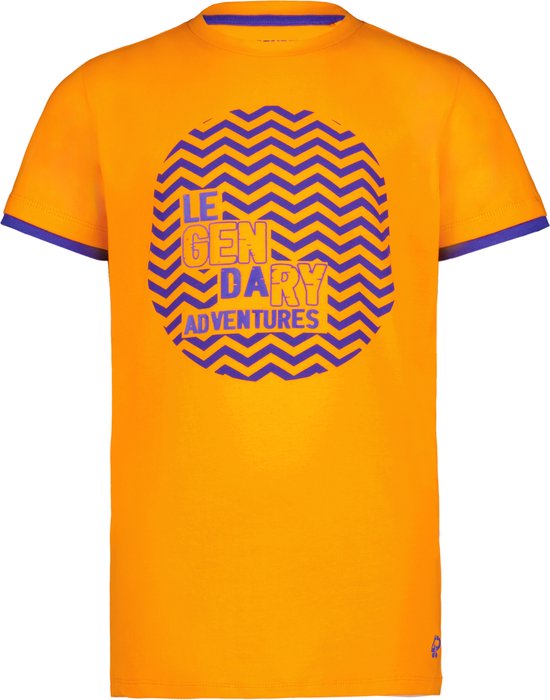 4PRESIDENT T-shirt jongens - Orange Tiger - Maat 128