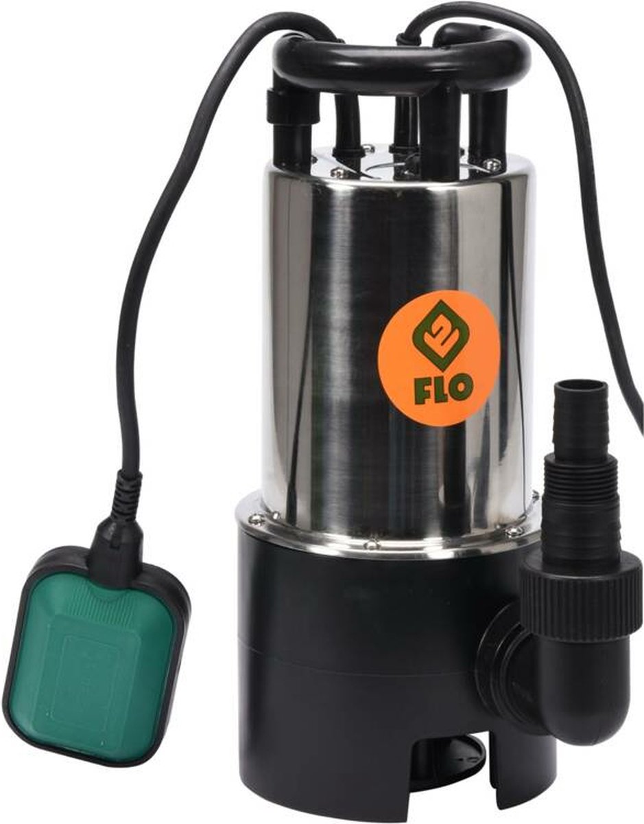 FLO 1100 Watt RVS Vuilwaterpomp / Tuinpomp (20.000 l/u)