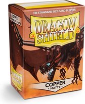 Dragon Shield Matte Sleeves - Copper 100 stuks