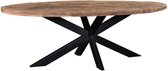 Livingfurn - e Eetkamertafel - Rond -   Riverwood   - 240 cm - Bruin