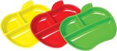 Munchkin Lil' Apple Plates - Kinderbord - Kinderservies - Per 3 Stuks - Vanaf 6 Maanden