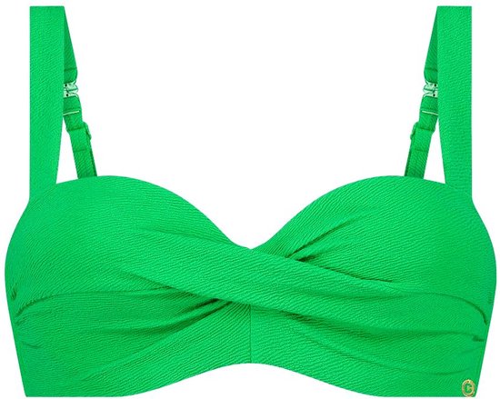 TEN CATE BEACH - haut de bikini twisté rembourré à armatures - Vert