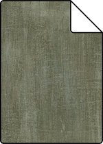 Proefstaal ESTAhome behangpapier betonlook olijfgroen - 148754 - 26,5 x 21 cm