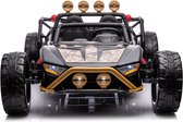 Mud-Master 24V Elektrische Kinderauto Zwart - 2-zits - Bluetooth - LED