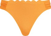 Hunkemöller Rio Bikinibroekje Scallop Lurex Oranje S
