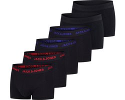 foto van Jack & Jones Heren Boxershorts Basic Trunks 6-Pack 6 Pack Veelkleurig M Katoenen Ondergoed Onderbroeken