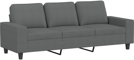 vidaXL-Ensemble de salon 2 pièces-tissu-gris foncé