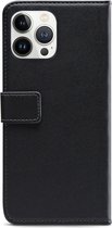 Mobilize Classic Gelly Wallet Telefoonhoesje geschikt voor Apple iPhone 13 Pro Max Hoesje Bookcase Portemonnee - Zwart